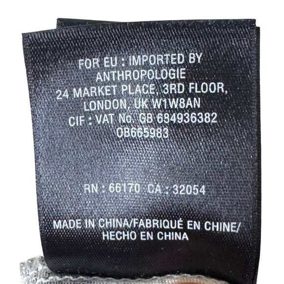 Anthropologie Vanessa Virginia Black Ivory Floral Tank Top XS Petite NWT - Picture 6 of 9